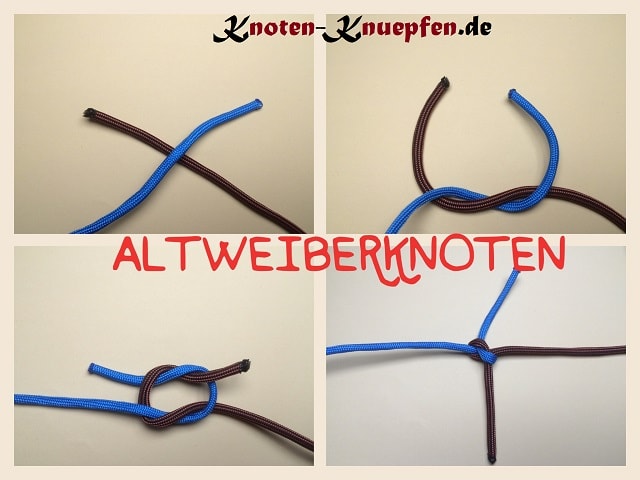 Altweiberknoten Anleitung