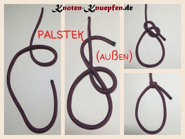 Palstek Bulin Pfahlstich nach aussen Anleitung
