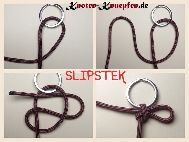 Slipstek / Anbindeknoten Anleitung