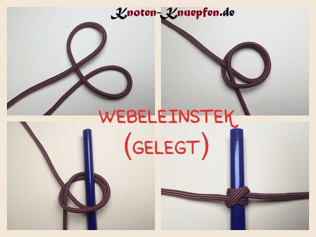 Webeleinstek Mastwurf Rippenknoten Gelegt Anleitung